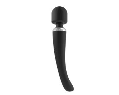 Потужний вібромасажер Dorcel Megawand Black який перезаряджається, 160 режимів