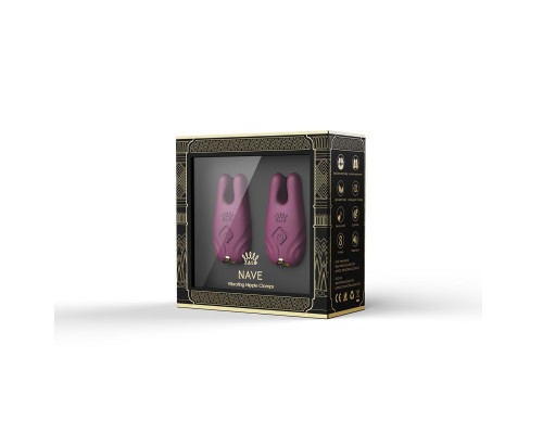 Вібратор для грудей Zalo Nave Velvet Purple