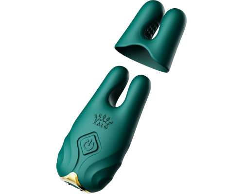 Вібратор для грудей Zalo Nave Turquoise Green