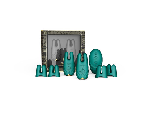 Вібратор для грудей Zalo Nave Turquoise Green