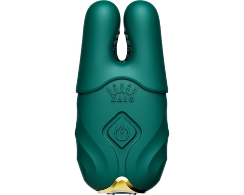 Вібратор для грудей Zalo Nave Turquoise Green