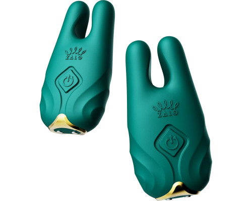 Вібратор для грудей Zalo Nave Turquoise Green