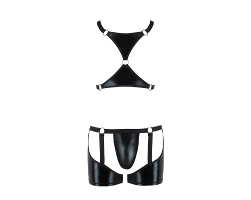 047 SET ARON black S/M - Passion