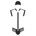 038 SET JOHN black L/XL - Passion
