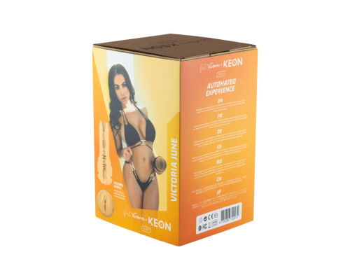 Інтерактивна секс-машина для чоловіків Kiiroo Keon Kombo Set з мастурбатором Feel Victoria June