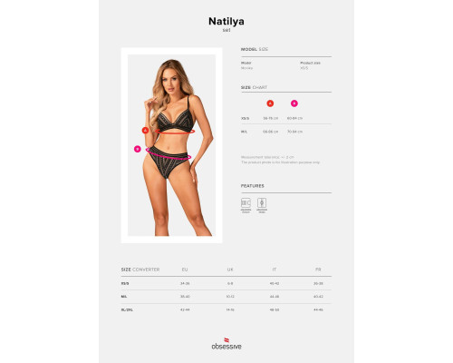Obsessive Natilya 2-pcs set M/L
