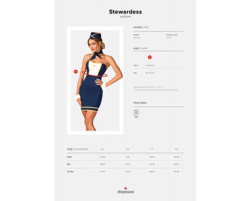 Obsessive Stewardess uniform XS/S