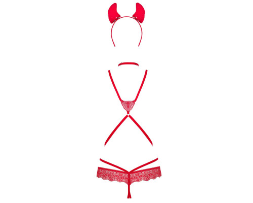 Obsessive Evilia teddy red L/XL