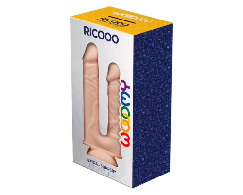 Подвійний фалоімітатор Wooomy Ricooo (17 см та 19 см)