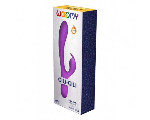 Вібратор-кролик Wooomy Gili-Gili Vibrator with Heat Purple