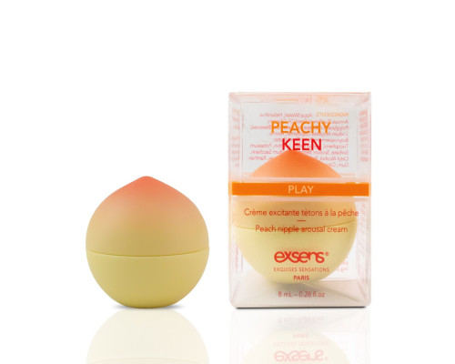 Збудливий крем для сосків EXSENS Peachy Keen (8 мл) з жожоба і маслом Ши, їстівний