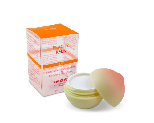 Збудливий крем для сосків EXSENS Peachy Keen (8 мл) з жожоба і маслом Ши, їстівний