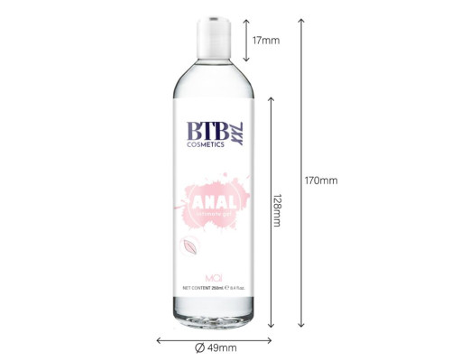 Анальна змазка на водній основі BTB Anal Relax (250 мл)