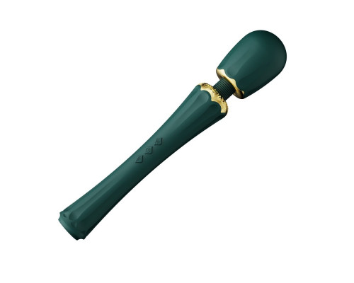 Вібромасажер з насадками Zalo — Kyro Wand Turquoise Green