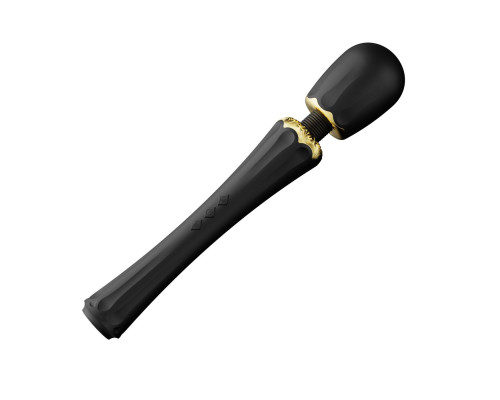 Вібромасажер з насадками Zalo — Kyro Wand Obsidian Black
