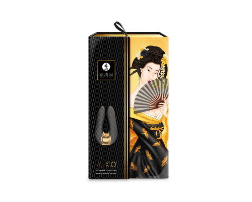 Вібратор для пари Shunga - Aiko Intimate Massager Black