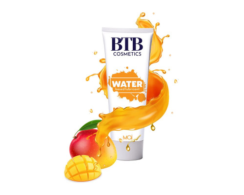 Змазка на водній основі BTB FLAVORED MANGO з ароматом манго (100 мл)