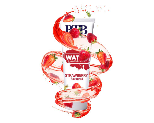 Змазка на водній основі BTB FLAVORED STRAWBERRY з ароматом полуниці (100 мл)