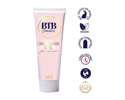 Стимулювальний крем-гель для жінок BTB ORGASMIC GEL (100 мл)