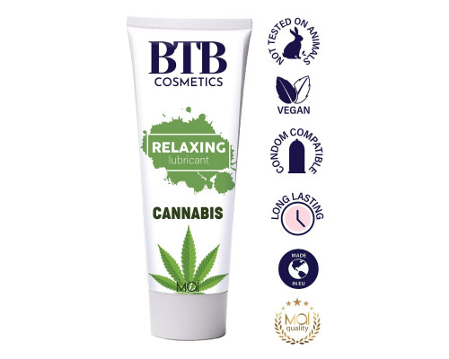 Змазка на водній основі BTB FLAVORED CANNABIS (100 мл)