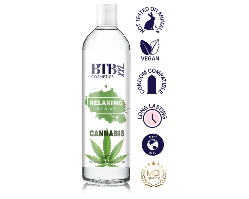 Змазка на водній основі BTB FLAVORED CANNABIS (250 мл)