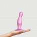 Насадка для страпона Strap-On-Me DILDO PLUG CURVY ROSE DRAGEE METALLIC - M