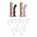 Насадка для страпона Strap-On-Me DILDO PLUG P&G LILAS METALLIC - M