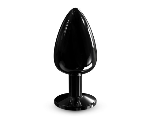 Металева анальна пробка із прикрасою у вигляді кристалу Dorcel - Diamond Plug BLACK L
