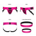Трусики для страпона Strap-On-Me Leatherette HARNESS CURIOUS - FUCHSIA