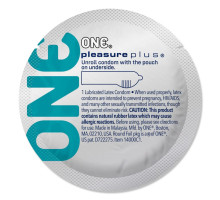 Презерватив ONE Pleasure Plus 1 шт