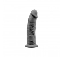 Фалоімітатор SilexD Robby Black (MODEL 2 size 6in), двошаровий, силікон + Silexpan, діаметр 3,5см