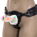 Фалоімітатор з конфетті ADDICTION - PARTY MARTY - 7.5 "- FROST &CONFETTI, 19 см, силікон, вібропуля