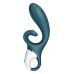 Смартвібратор-кролик Satisfyer Hug Me Bluegrey, 2 мотори, діаметр 4,2см, широка кліторальна частина