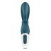 Смартвібратор-кролик Satisfyer Hug Me Bluegrey, 2 мотори, діаметр 4,2см, широка кліторальна частина