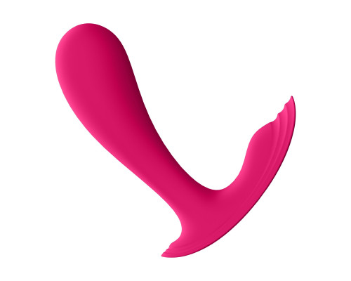Смарт-вібратор в трусики Satisfyer Top Secret Pink піхво-кліторальний