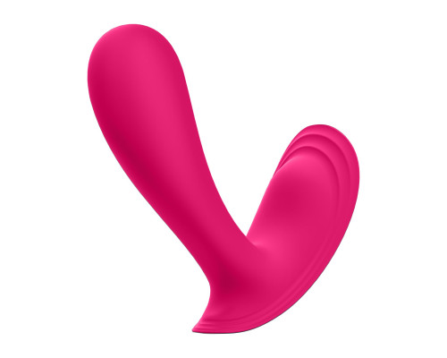 Смарт-вібратор в трусики Satisfyer Top Secret Pink піхво-кліторальний