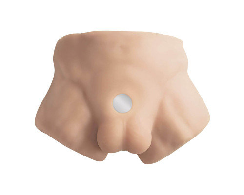 Півторс з фалоімітатором на присосці SilexD Apollo S Male Torso, суперреалістичний, термореактивний