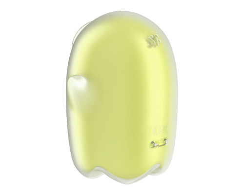 Вакуумний кліторальний стимулятор із вібрацією Satisfyer Glowing Ghost Yellow