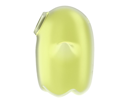 Вакуумний кліторальний стимулятор із вібрацією Satisfyer Glowing Ghost Yellow