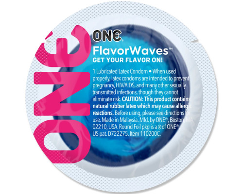 Презерватив ONE FlavorWaves 1 шт зі смаком Island Punch