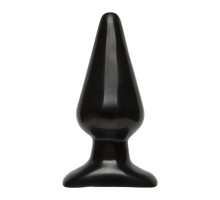 Анальна пробка Doc Johnson Smooth Classic Large - Black, макс. діаметр 5,7 см