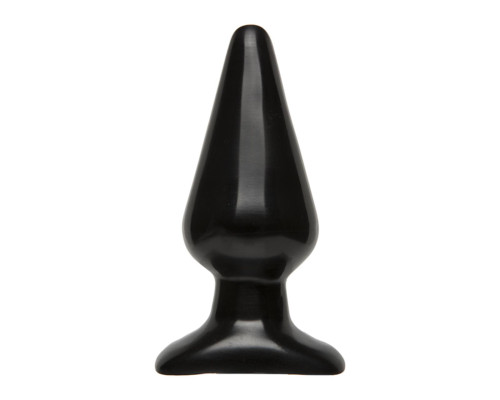 Анальна пробка Doc Johnson Smooth Classic Large - Black, макс. діаметр 5,7 см