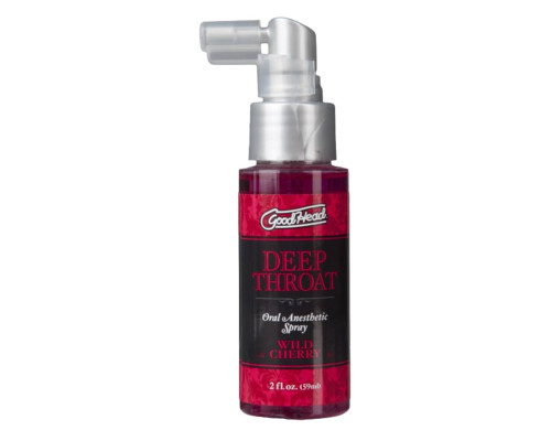 Спрей для мінету Doc Johnson GoodHead DeepThroat Spray - Wild Cherry 59 мл для глибокого мінету