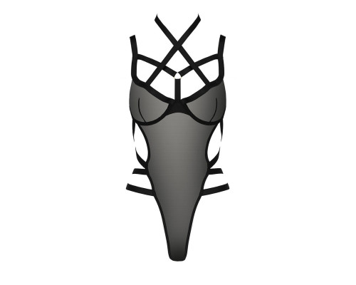 Боді монокіні HAGAR BODY black S/M - Passion Exclusive