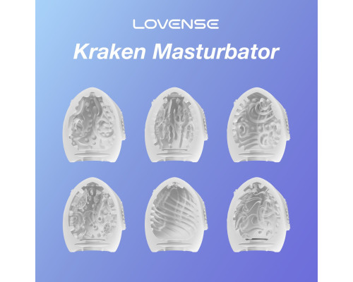 Набір мастурбаторів яєць Lovense Kraken masturbator egg box