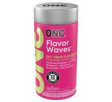 Презервативи ONE FlavorWaves 12 шт, подарункова упаковка тюб